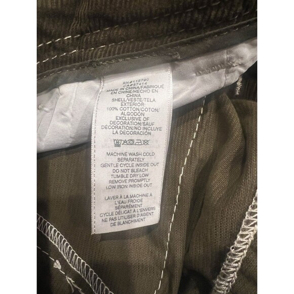 True Religion Pants Mens 34x32 (Fits 36W) Brown Big T Corduroy Cargo Pockets - Picture 7 of 8